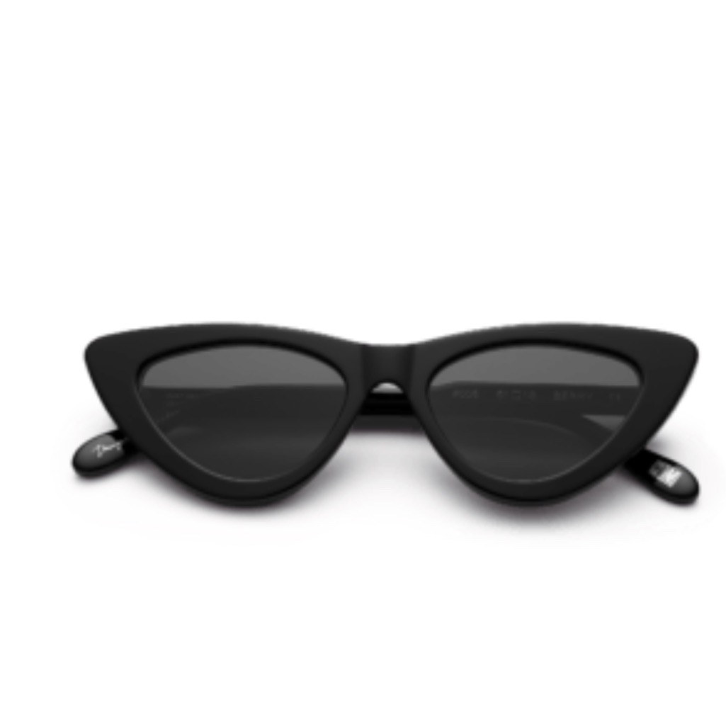 Chimi Berry Black Cat-Eye Sunglasses
